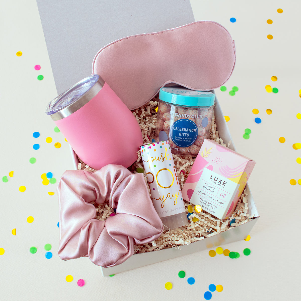 Birthday Girl Gift Box for Women Bows Ribbons Gift